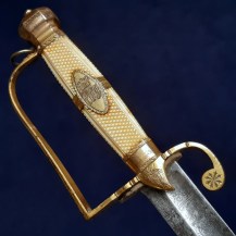 Oxford University Volunteers 1786 Pattern Infantry Officers Spadroon Sword, 1798-1814  1